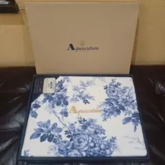 【新品】AQUA SCUTUM(アクアスキュータム)毛布140×200cmブルー