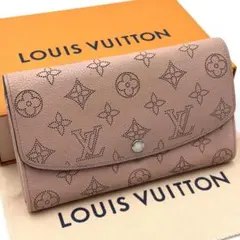 ルイヴィトン モノグラム マヒナ ポルトフォイユ イリス 長財布 マグノリア