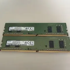 SAMSUNG PC4-2666V メモリ 4GB 2枚セットのサムネイル