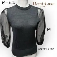 Demi-Luxe BEAMS オーガンジースリーブニット M 未使用のサムネイル