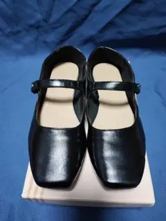 GU　メリージェーン　ブラック　フラットシューズ　Mサイズ