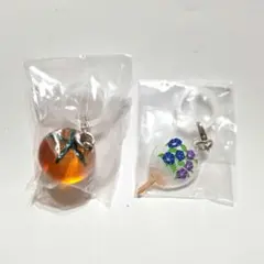 涼を感じるめじるしアクセサリー 【 とまと・うちわ 】セット