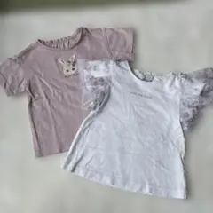 any FAM Tシャツ 2点セット ピンク　白　90のサムネイル