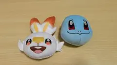 ポケモン　ぬいぐるみ　フェイスマスコットポーチ