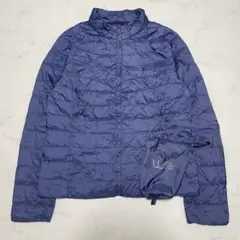 UNIQLO ウルトラライトダウンジャケット　ブルー　Lサイズ