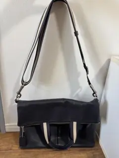 COACH 2WAY ショルダーバッグ ネイビー