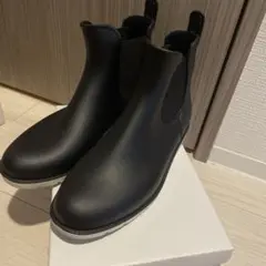 サイドゴア レインブーツ ブラックのサムネイル