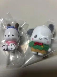 【新品2点SET】サンリオ　ポチャッコ　マスコットチャーム　ガチャ