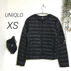 美品　ユニクロ　ウルトラライトダウンコンパクトジャケット　ブラック　xs
