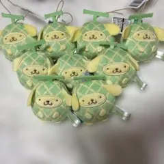 サンリオ　フルーツ着ぐるみマスコット　メロン　ポムポムプリンまとめ売り