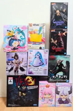 【初音ミク/ホロライブ/NARUTO/ヴェノム他】プライズ10体セットまとめ売り