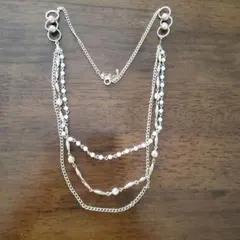 ネックレス　3連