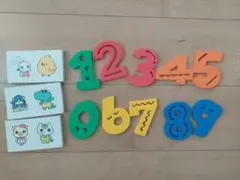 お風呂遊び　おふろぺったん　数字のサムネイル