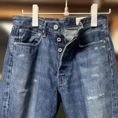 kuro denim ダメージ加工 ストレートデニムパンツのサムネイル