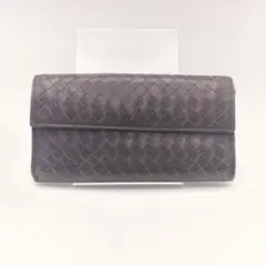 ボッテガヴェネタ　長財布　財布　パープル