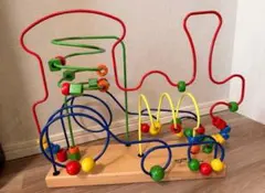 BorneLund/ボーネルンド /ルーピング /汽車+型ハメセット持ち運び