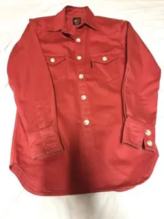 [希少]旧リアルマッコイズ ジョーマッコイ ウエスタンシャツ赤size15H美品 希少]旧リアルマッコイズ ジョーマッコイ ウエスタンシャツ赤size15H美