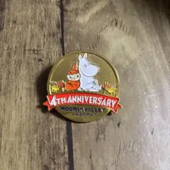 ムーミンバレーパーク 4周年記念ピンバッジ
