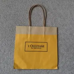 L'OCCITANE ロクシタン　ショップ袋　紙袋　ショップバッグ イエロー