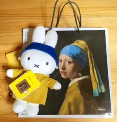 フェルメール展 ミッフィーぬいぐるみ大小2点セット×フェルメール