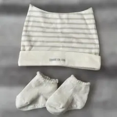 COMME CA ISM 帽子と靴下セット