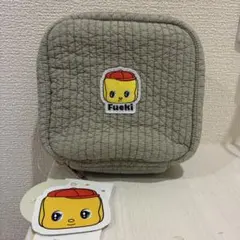 新品　タグ付き　フエキくん コスメポーチ グレー 新品