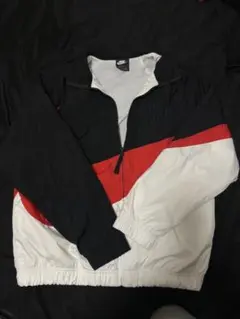 Nike ナイロンジャケット L 黒/赤/白