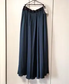 HUMAN WOMAN フレアスカート ダークブルーグリーン　タグ付のサムネイル