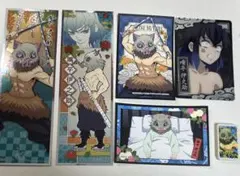 鬼滅の刃 嘴平伊之助　ウエハースステッカー　トレカ　ぷっちょ消しゴム