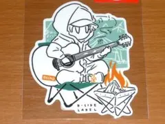 限定 デフォ 焚火ボーイ シウチトモミ ステッカー B-SIDE LABEL