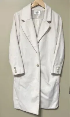 【発送2/1】Honeys ロングコート ホワイト