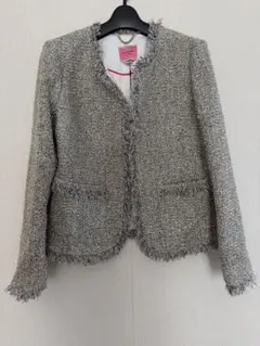 アウター ノーカラージャケット