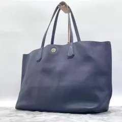 未使用級　トリーバーチ　トートバッグ　大容量　A4 ネイビー