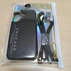 【新品】UNICASE iPhone16 クロスボディケース デュオ ブラックのサムネイル