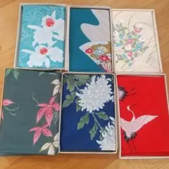 昭和レトロ✩未使用品✩和風デザイン風呂敷6枚セット風呂敷 6点セット 　まとめて