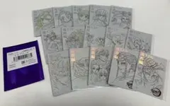 鬼滅の刃 ムービーチケット風コレクションカード　遊郭編　全15種　コンプセット