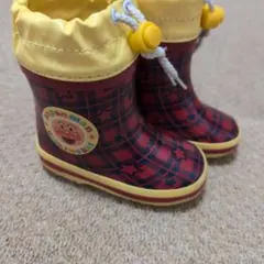 アンパンマン チェック柄 長靴