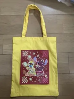 スティッチ ハッピーくじ C賞 トートバッグ ピンク - メルカリ