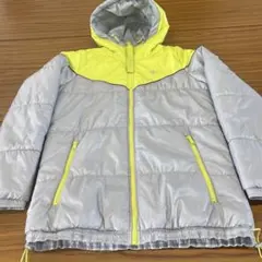 adidas AC WINTER JACKEフード付き90Mグレー/イエロー