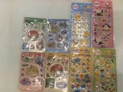 ポケモンキャラクターシール 8枚セット