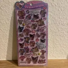 正規品　うるちゅるポップシール　日焼けキティ