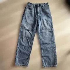 ストレートデニム M ライトブルー