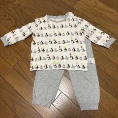 Pingu 長袖パジャマ 上下セット　ピングー