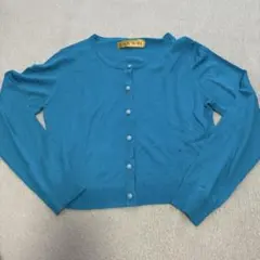 CECILMcBEE ターコイズ カーディガン