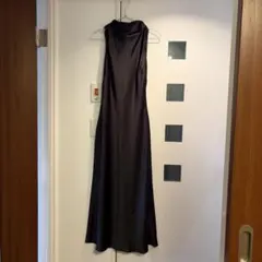 ZARA ブラックロングドレス