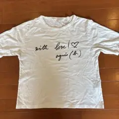 To by agnes b. ホワイトTシャツ