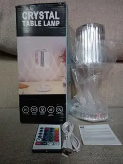 新品　卓上 ランプ LED ライト 美しい リモコン操作 16色 テーブルランプ