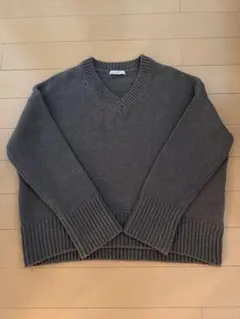 値下！ギャルリーヴィー☆ファインウール Vネックプルオーバー☆極美品♪