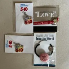 嵐　記念ツアーグッズ 5×10 Love Beautiful WOLD