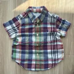 Ralph Lauren チェック柄 半袖シャツ 12M